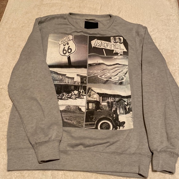 Urban heritage retro style crew neck sweater - Picture 1 of 5